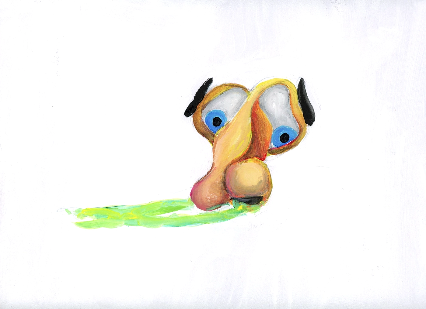 Head Cold - Original Artwork by Trackim