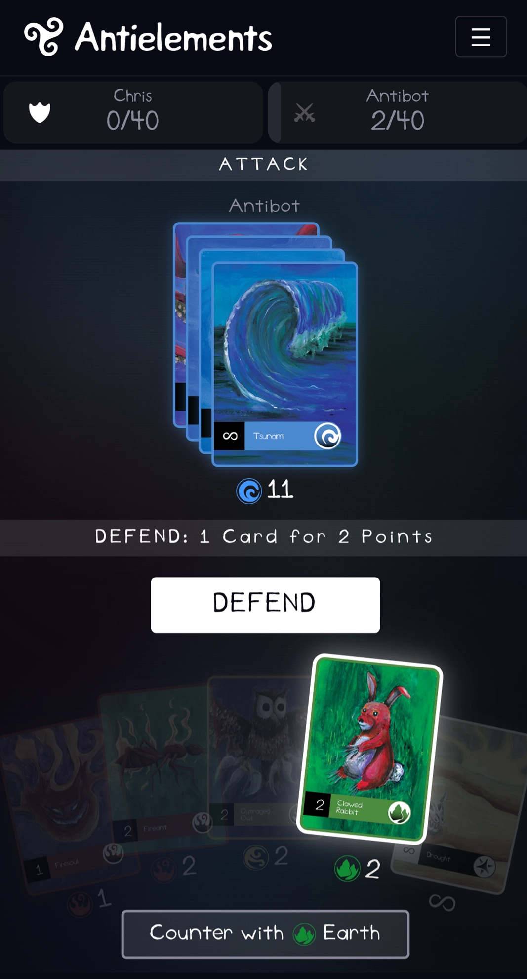 Antielements - Strategy Game by Christopher Trackim